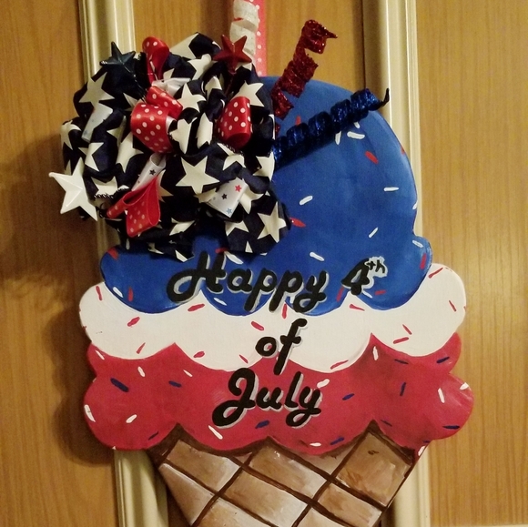 Fourth of July door hanger